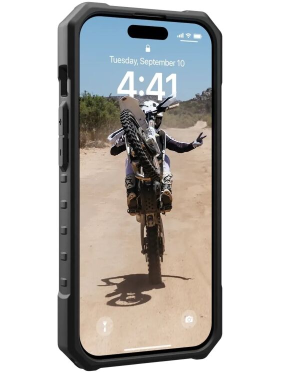Защитный чехол URBAN ARMOR GEAR (UAG) Pathfinder MagSafe для Apple iPhone 15 Pro (114281114344) - Ice / Black: фото 6 из 10