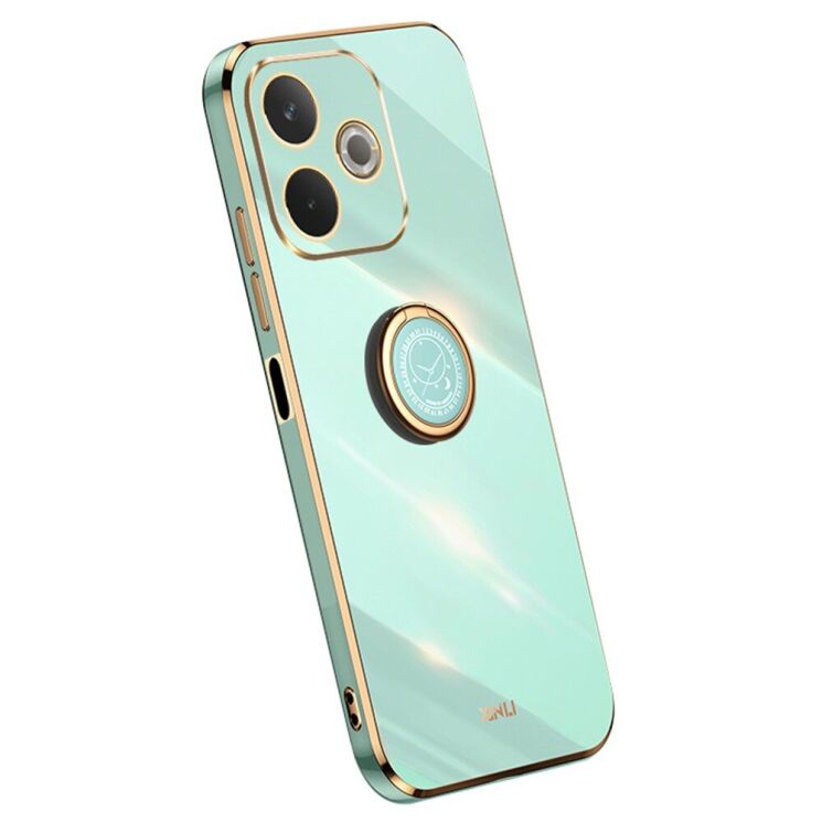 Захисний чохол XINLI Porcelain Magnetic для OPPO A5 Pro (4G/5G) - Cyan: фото 1 з 7