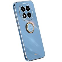 Защитный чехол XINLI Porcelain Ring для Xiaomi Redmi Note 14 Pro - Blue: фото 1 из 6
