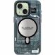 Защитный чехол YOUNGKIT Futuristic Circuit Magsafe для Apple iPhone 15 - Grey (329593H). Фото 1 из 8