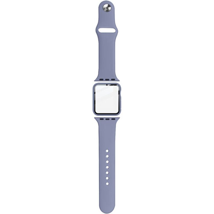 Захисний комплект IMAK Watch Strap + Case для Apple Watch 38 mm - Baby Blue (251851TT) Захисний комплект IMAK Watch Strap + Case для Apple Watch 38 mm - Baby Blue: фото 4 з 14
