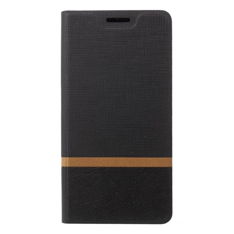 Чехол-книжка Deexe Lines Texture для Sony Xperia XZ2 Compact - Black: фото 1 из 7