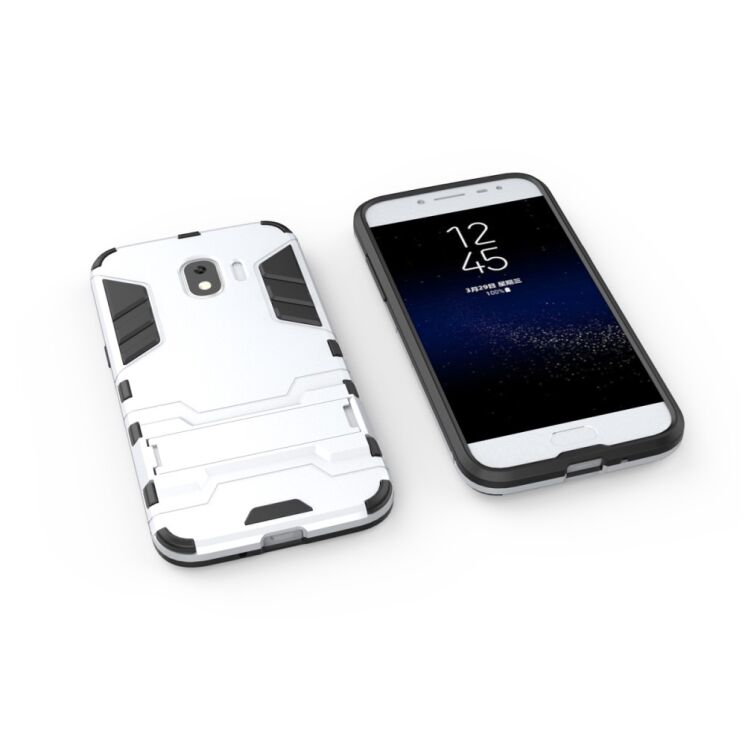 Защитный чехол UniCase Hybrid для Samsung Galaxy J2 2018 (J250) - Silver: фото 3 из 5