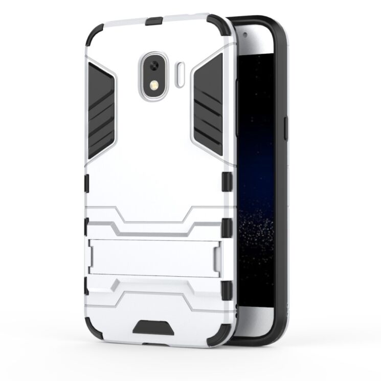 Защитный чехол UniCase Hybrid для Samsung Galaxy J2 2018 (J250) - Silver: фото 2 из 5