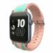 Ремешок UniCase Soft Strap для Apple Watch 42 (Series 10/11) / 41 / 40 / SE 40 / 38 - Cyan / Pink (236201D). Фото 1 из 5