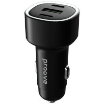 Автомобільний зарядний пристрій Proove Flash 60W (2Type-C + USB) - Black: фото 1 з 3