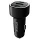 Автомобільний зарядний пристрій Proove Flash 60W (2Type-C + USB) - Black (923292B). Фото 1 з 3