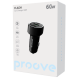 Автомобільний зарядний пристрій Proove Flash 60W (2Type-C + USB) - Black (923292B). Фото 2 з 3