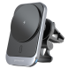 Автомобільний тримач з бездротовою зарядкою Proove Square Magnetic Pro 15W - Gray (982126H). Фото 1 з 4