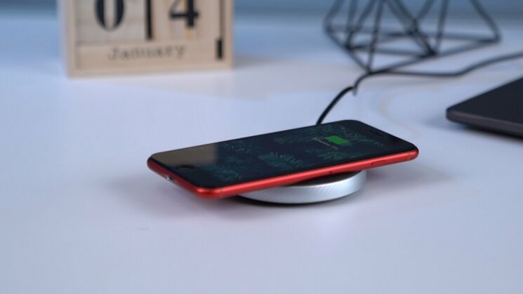 Бездротовий зарядний пристрій 2E Wireless Charging Pad - Black: фото 6 з 6