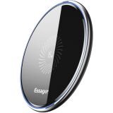 Бездротовий зарядний пристрій ESSAGER Mirror Series (15W) - Black (958223B)