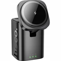 Беспроводное зарядное устройство Hoco CQ20 3 in 1 (15W) - Black: фото 1 из 7