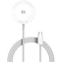 Беспроводное зарядное устройство Tech-Protect A54 Magnetic 25W Qi2.2 (5906302323906) - White: фото 1 из 7