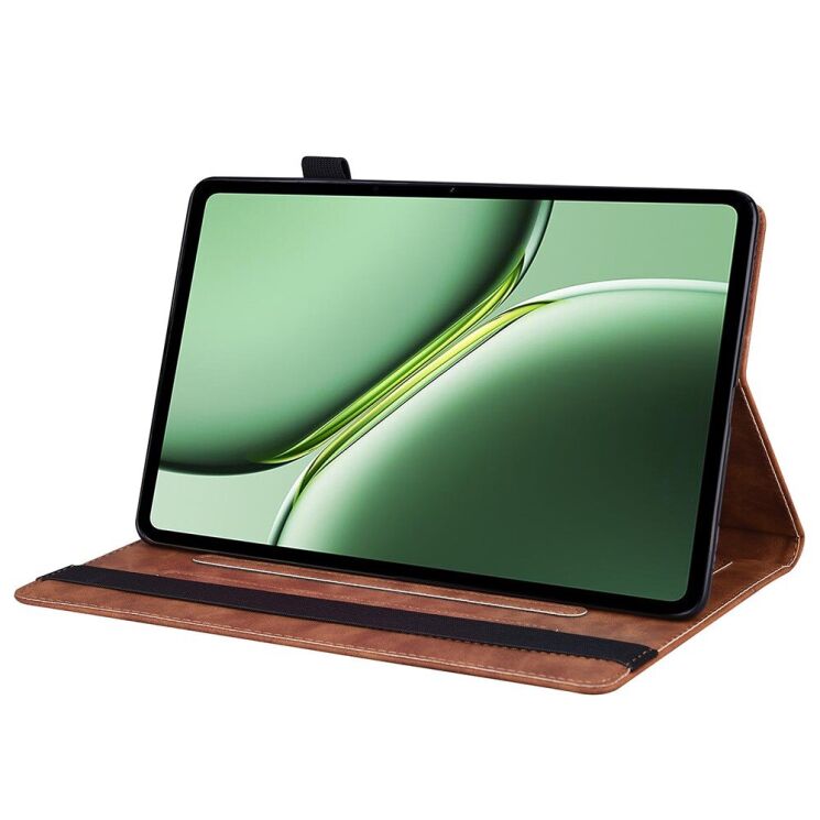 Чехол Deexe Business Style для OnePlus Pad Pro / Pad 2 - Brown: фото 3 из 9