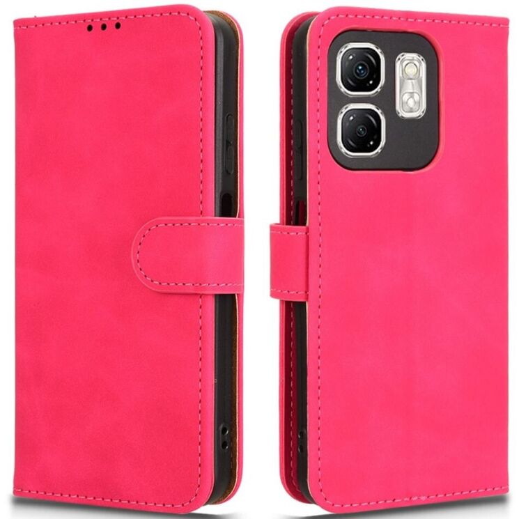 Чехол Deexe Classic Wallet для Infinix Smart 9 (X6532) / Hot 50i (X6531) - Red: фото 1 из 6