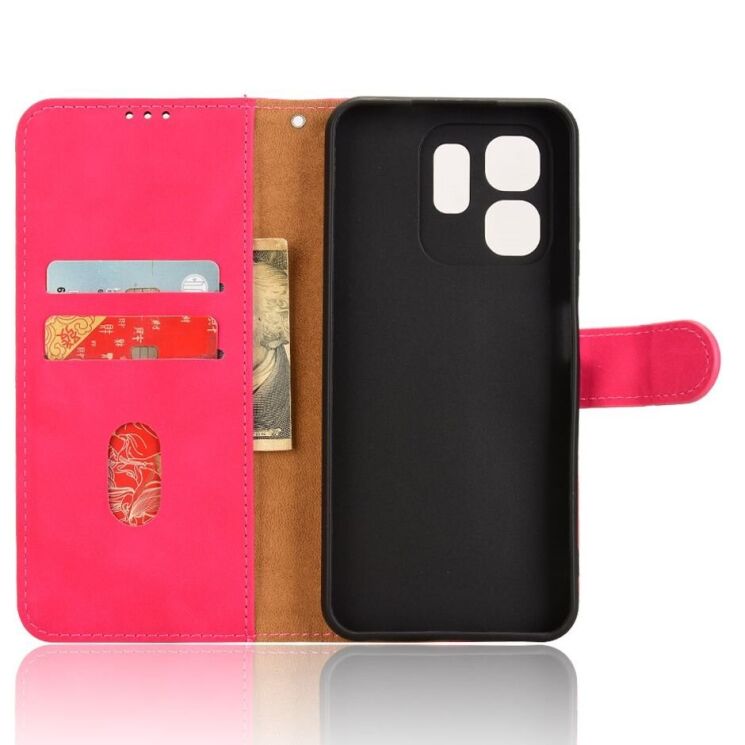 Чехол Deexe Classic Wallet для Infinix Smart 9 (X6532) / Hot 50i (X6531) - Red: фото 4 из 6