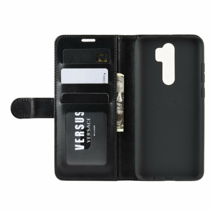Чехол Deexe Wallet Style для Xiaomi Redmi Note 8 Pro - Black: фото 4 из 8
