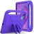 Чохол Deexe KickStand Cover для Lenovo Idea Tab (TB336) / Tab K11 Gen 2 - Purple: фото 1 з 6