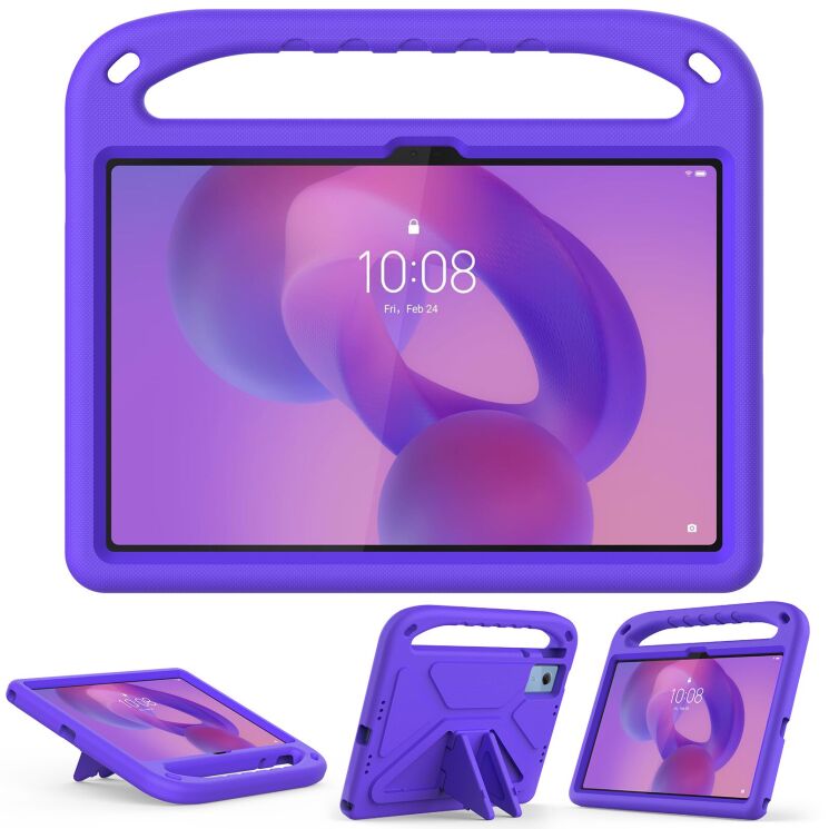 Чохол Deexe KickStand Cover для Lenovo Idea Tab (TB336) / Tab K11 Gen 2 - Purple: фото 2 з 6