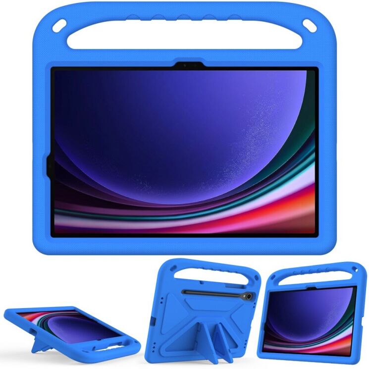 Чехол Deexe KickStand Cover для Samsung Galaxy Tab S9 FE (X510/516) / Tab S10 FE (X520/526) - Blue: фото 2 из 7