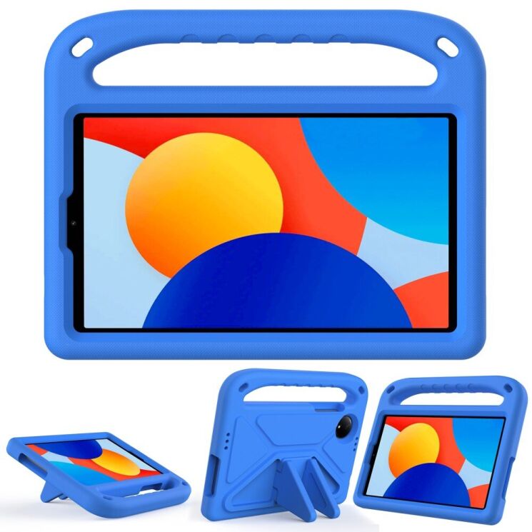 Чехол Deexe KickStand Cover для Xiaomi Redmi Pad SE 8.7 4G - Blue: фото 2 из 7