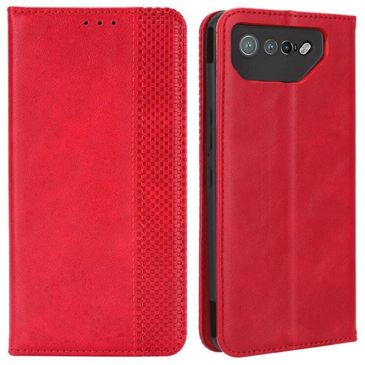 Чехол Deexe Retro Style для ASUS ROG Phone 7 - Red: фото 1 из 9