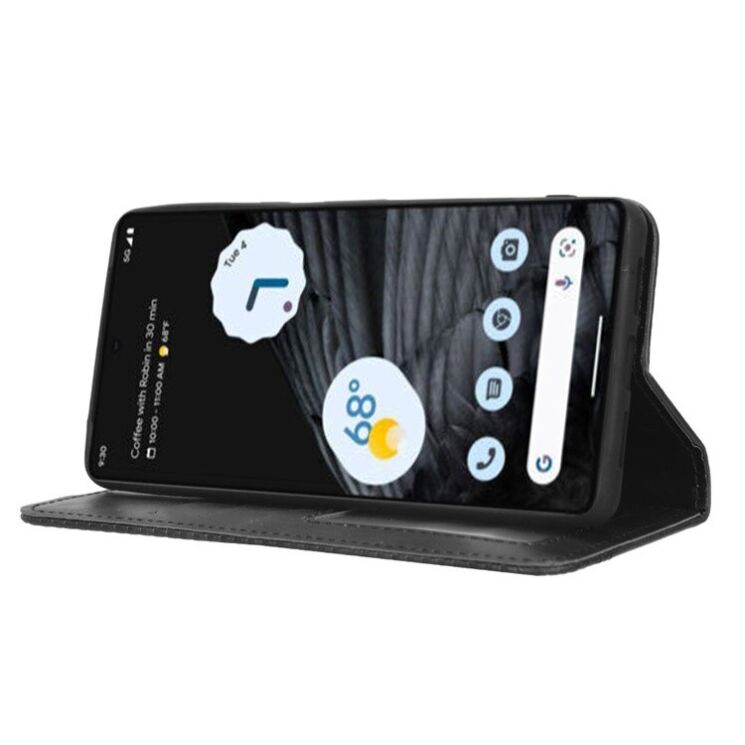 Чехол Deexe Retro Style для Google Pixel 7 Pro - Black: фото 3 из 7