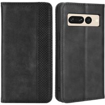 Чехол Deexe Retro Style для Google Pixel 7 Pro - Black: фото 1 из 7