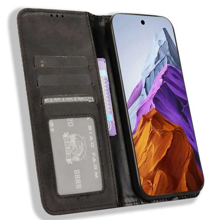 Чехол Deexe Retro Style для Google Pixel 9 Pro XL - Black: фото 2 из 7