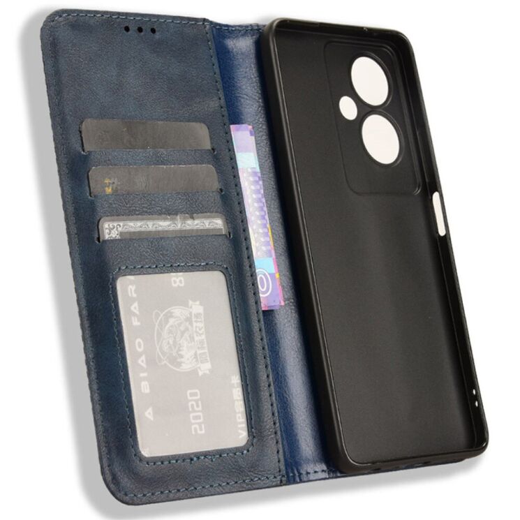 Чехол Deexe Retro Style для OnePlus Nord N30 SE - Blue: фото 4 из 7