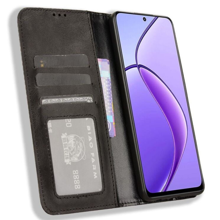 Чехол Deexe Retro Style для Realme 12 5G / 13 5G - Black: фото 2 из 7