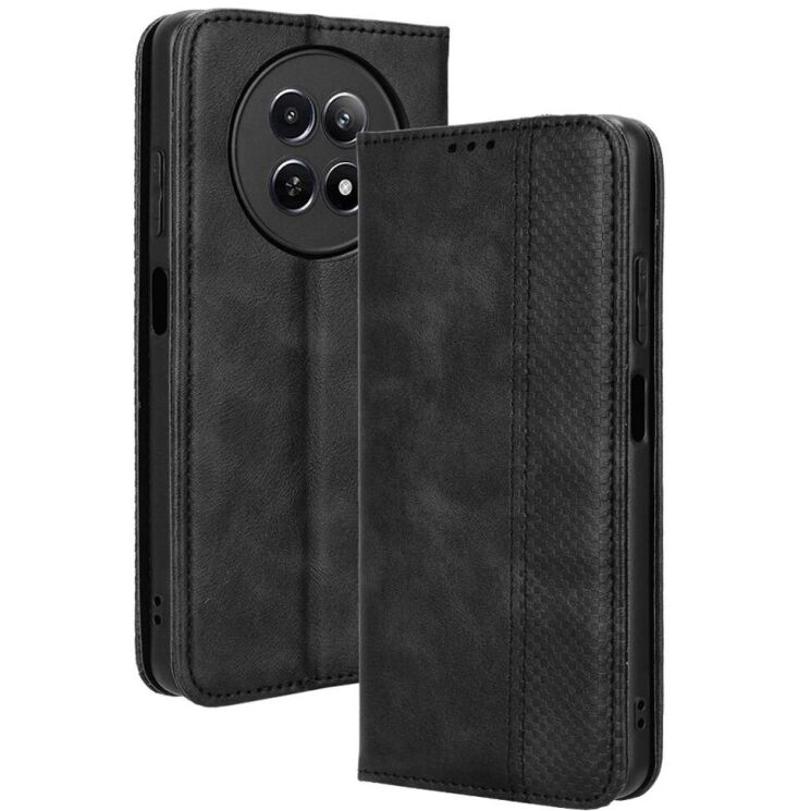 Чехол Deexe Retro Style для Realme 12 5G / 13 5G - Black: фото 1 из 7