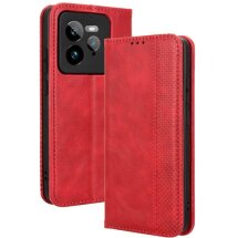 Чехол Deexe Retro Style для Realme GT 7 Pro - Red: фото 1 из 7