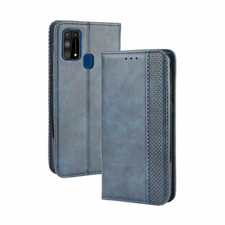Чохол Deexe Retro Style для Samsung Galaxy M31 (M315) - Blue: фото 2 з 11