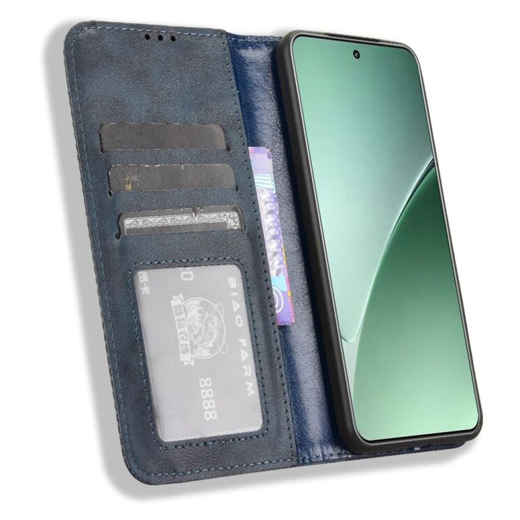 Чехол Deexe Retro Style для Xiaomi 15 Pro - Blue: фото 3 из 7