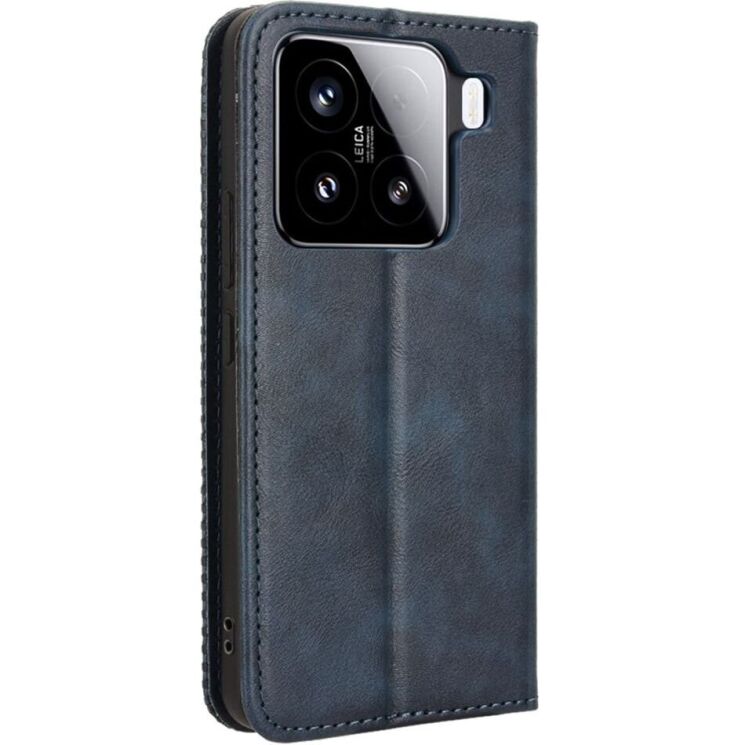 Чехол Deexe Retro Style для Xiaomi 15 Pro - Blue: фото 6 из 7