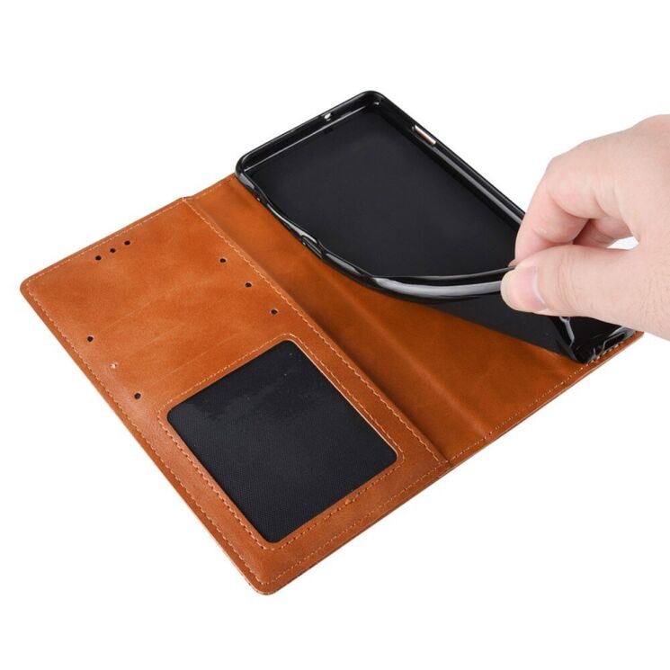Чохол Deexe Retro Style для Xiaomi Poco M4 Pro 4G - Black: фото 8 з 9