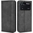 Чохол Deexe Retro Style для Xiaomi Poco M4 Pro 4G - Black (299012B)