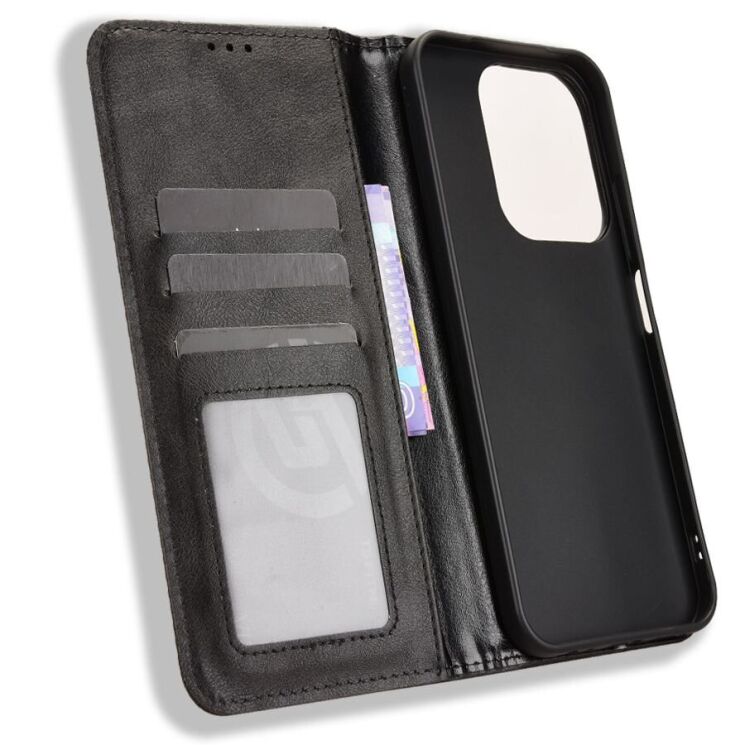 Чохол Deexe Retro Style для Xiaomi Redmi 15C / Poco C85 - Black: фото 5 з 18
