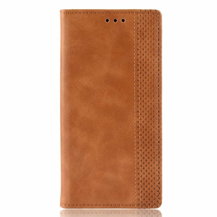 Чехол Deexe Retro Style для Xiaomi Redmi 9 - Brown: фото 4 из 13