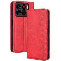 Чехол-книжка Deexe Retro Style для ZTE Blade A56 - Red: фото 1 из 18