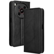 Чехол Deexe Retro Style для ZTE Nubia V70 Max - Black: фото 1 из 18