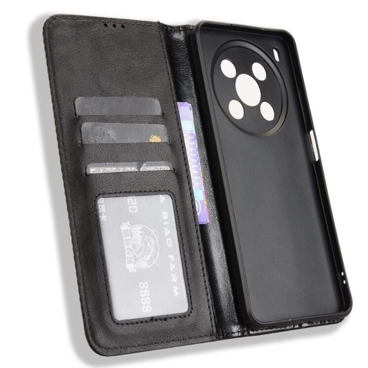 Чохол Deexe Retro Style для ZTE Nubia V70 Max - Black: фото 5 з 18