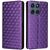 Чехол Deexe Rhombus Book для Motorola Edge 60 / Edge 60 Fusion - Purple: фото 1 из 10