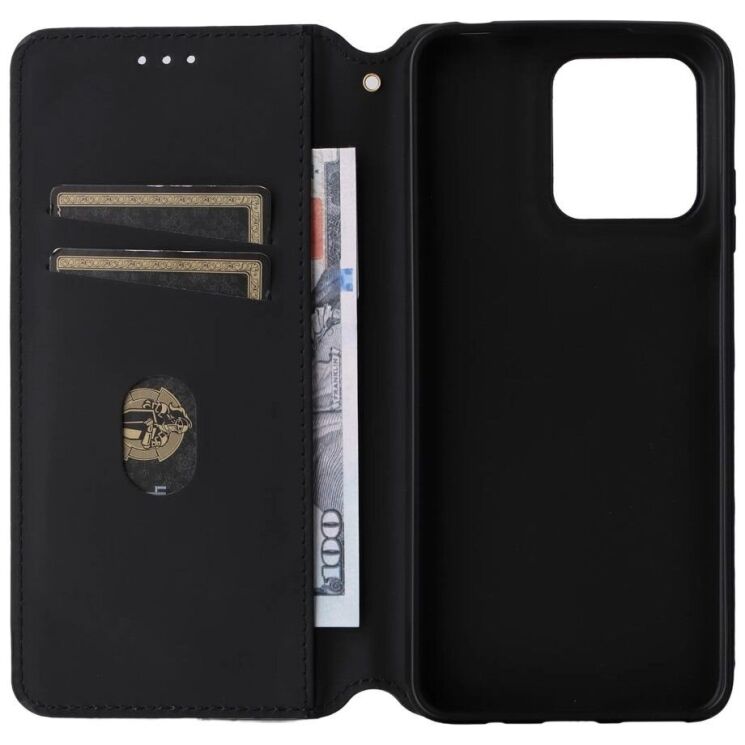 Чехол Deexe Rhombus Book для Motorola Moto G15 / G15 Power - Black: фото 5 из 10