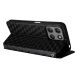 Чехол Deexe Rhombus Book для Motorola Moto G15 / G15 Power - Black (372611B). Фото 4 из 10