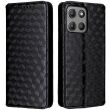 Чехол Deexe Rhombus Book для Motorola Moto G15 / G15 Power - Black (372611B)