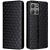 Чехол Deexe Rhombus Book для Motorola Moto G15 / G15 Power - Black: фото 1 из 10