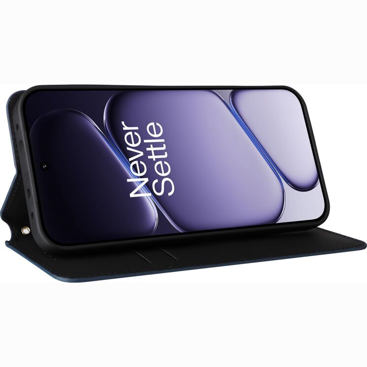 Чохол Deexe Rhombus Book для OnePlus Nord 6 - Blue: фото 3 з 10