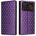 Чехол Deexe Rhombus Book для Xiaomi Poco F9 Ultra - Purple: фото 1 из 10